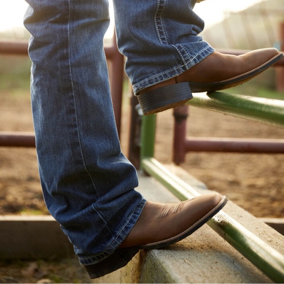 Men’s Ariat Sport Western Performance Wide Square Toe Cowboy Boot Sz 7.5D - Picture 13 of 13